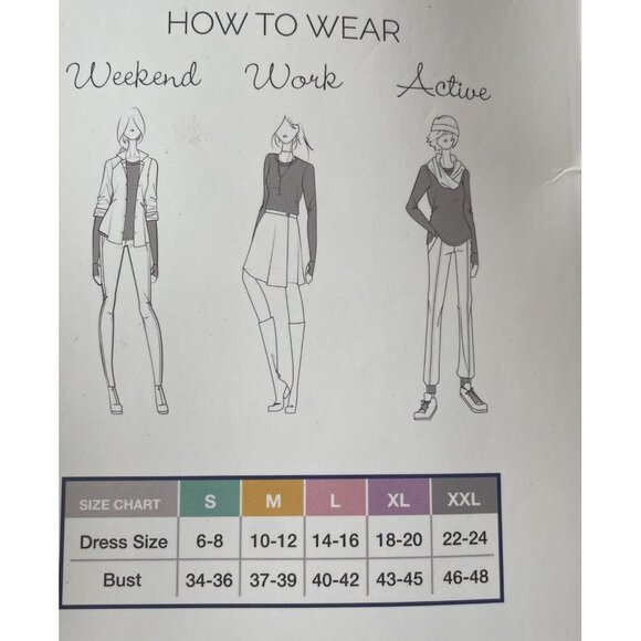 Warm Essential by Cuddi Duds Women's Sweater Knit Crewneck Thermal Top  Small - Picture 4 of 6